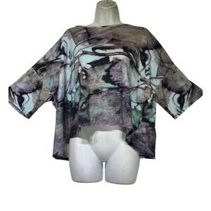 krista larson tie dye oversized top